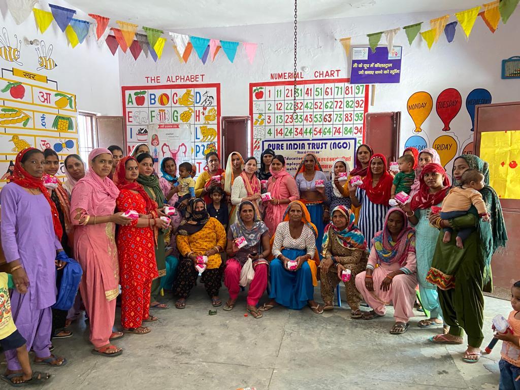Menstural Hygiene Camps at Kasan and Khoh, Haryana
