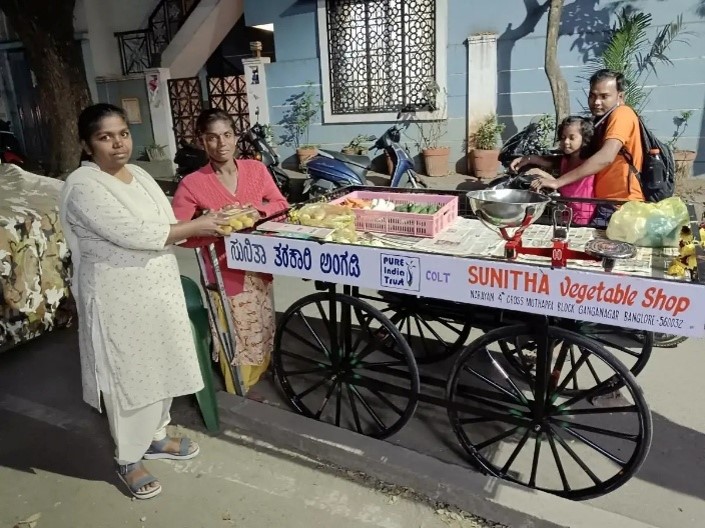 Sunitha | Vegetable Shop | Category- PWD|Bengaluru