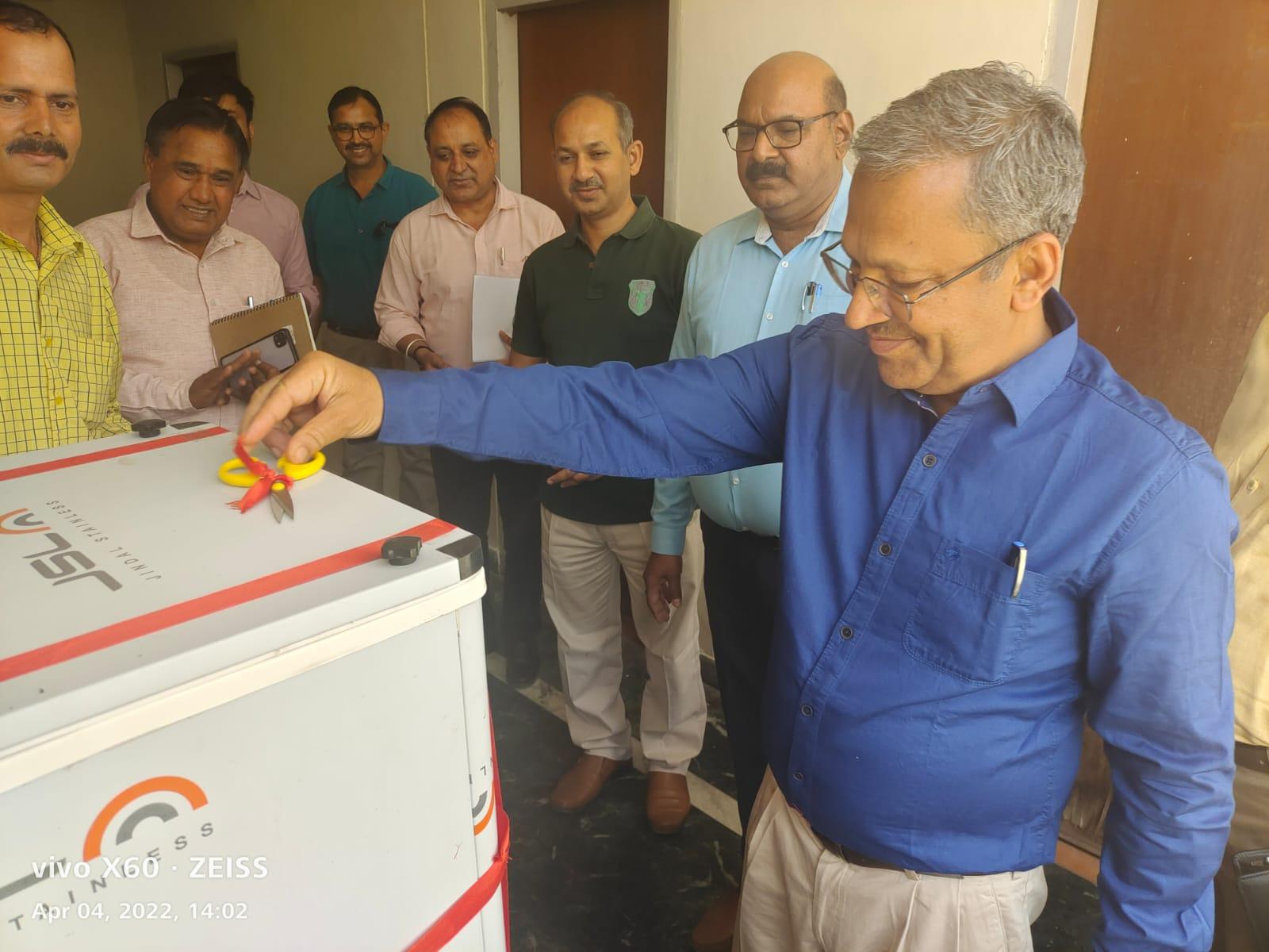 Inauguration of RO and Water Cooler set up at Udyog Bhavan, Jaipur