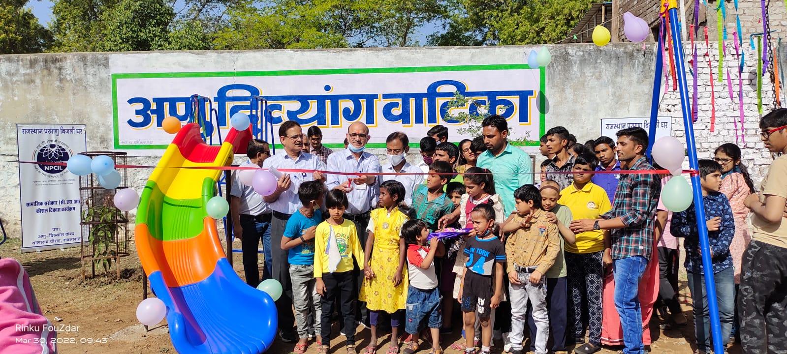 Inauguration of Anu Divyang Vatika and Anu Tapasthali, Rawatbhata
