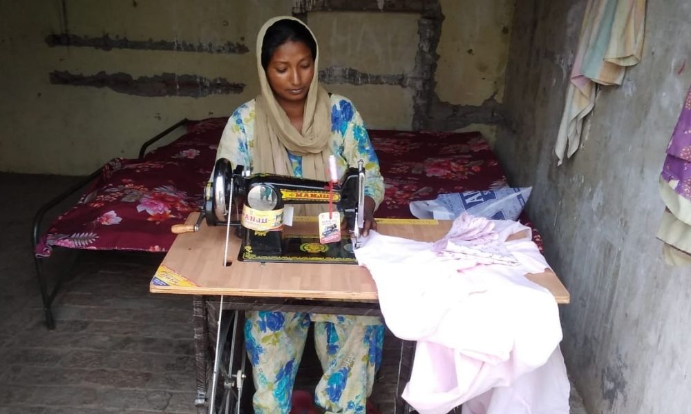 Manjit Kaur, Tailoring Centre, Dhanoa Kallan Village