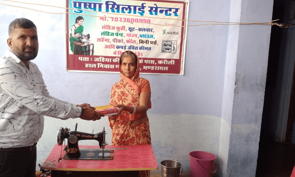 Pushpa Devi Sewing Centre, Karauli District, Rajasthan
